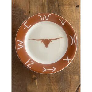 Vtg Jackson Side Plates w/ Western Longhorn Design Restaurant Ware USA